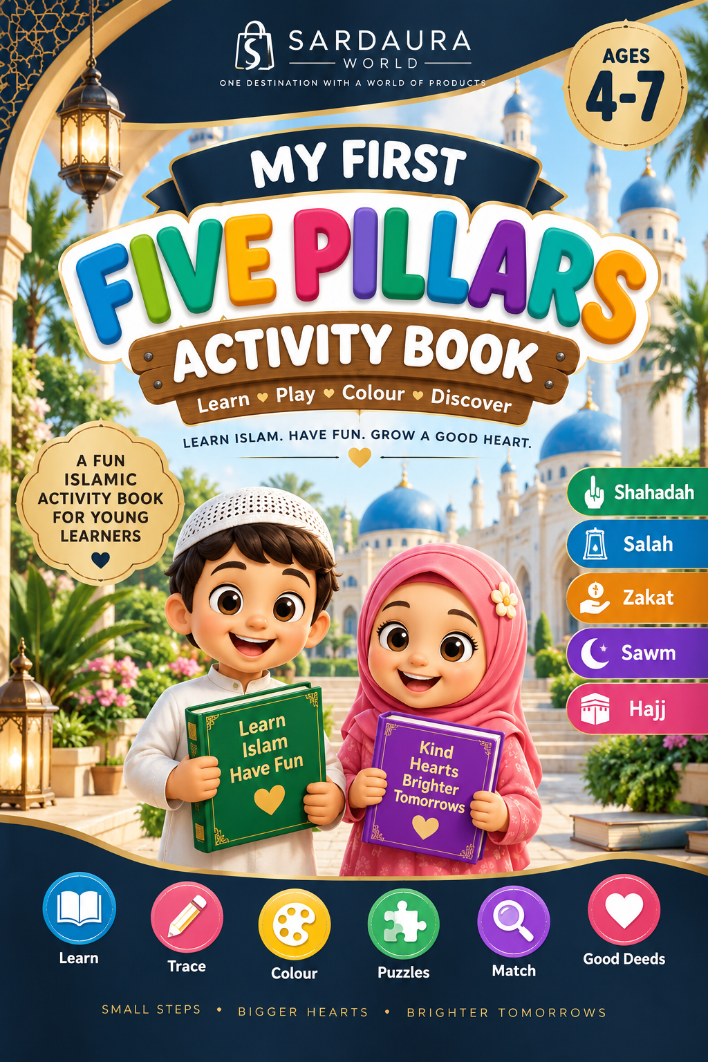 My First Five Pillars Activity Book - Printable PDF