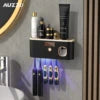 Rechargeable Wall-Mounted UV Toothbrush Sanitizer & Holder