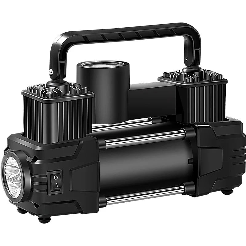 12V Dual-Cylinder Portable Tyre Inflator – 150 PSI