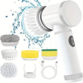Cordless Electric Spin Scrubber | 5 Brush Heads
