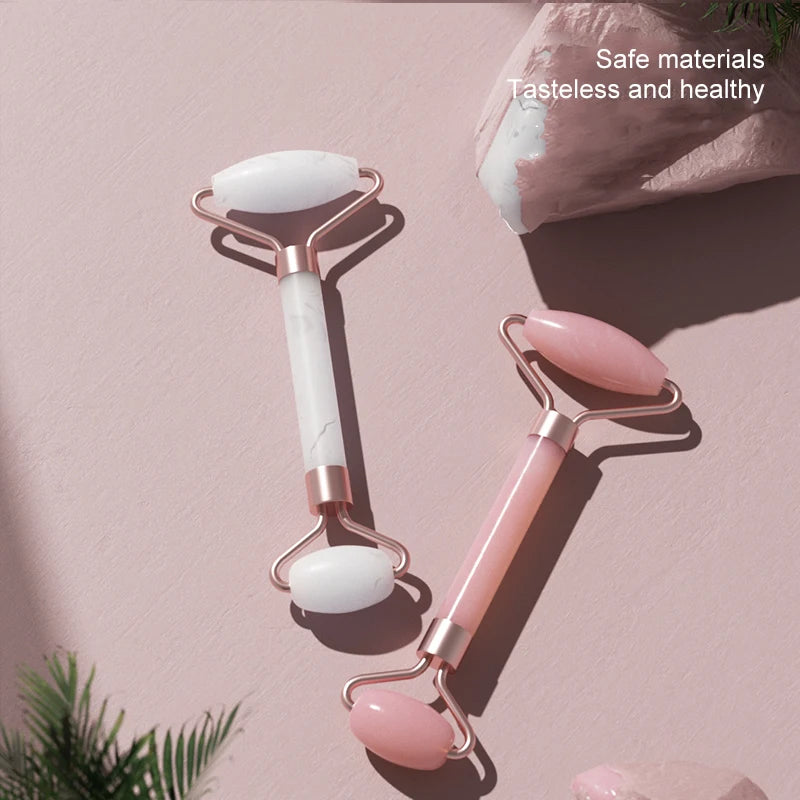 Facial Roller & Heart-Shaped Gua Sha Set | 2 Pieces