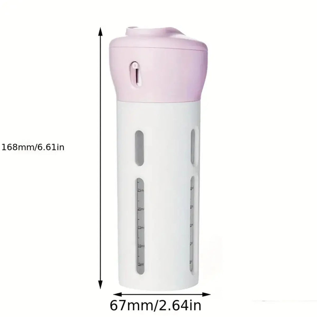 4-in-1 Refillable Travel Toiletry Dispenser