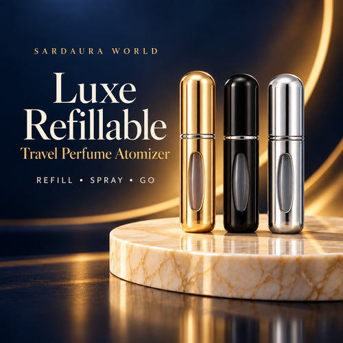 Sardaura World Luxe Refillable Travel Perfume Atomizer